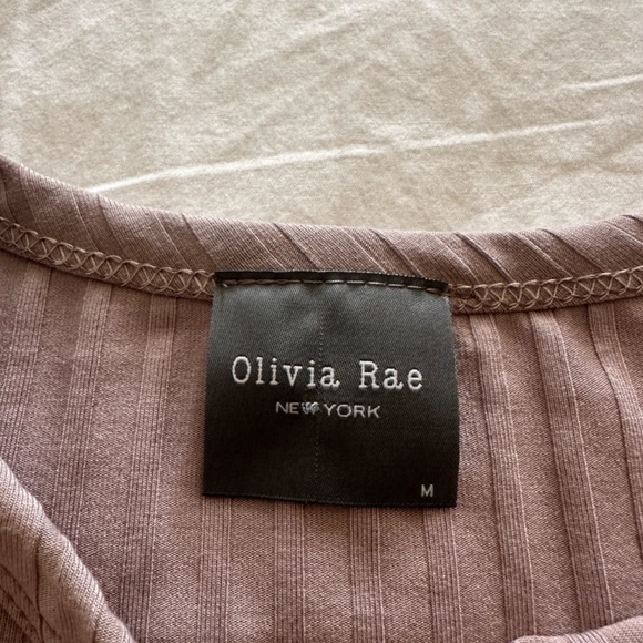 Oliva Rae Womens Crop Shirt - Picture 2 of 3